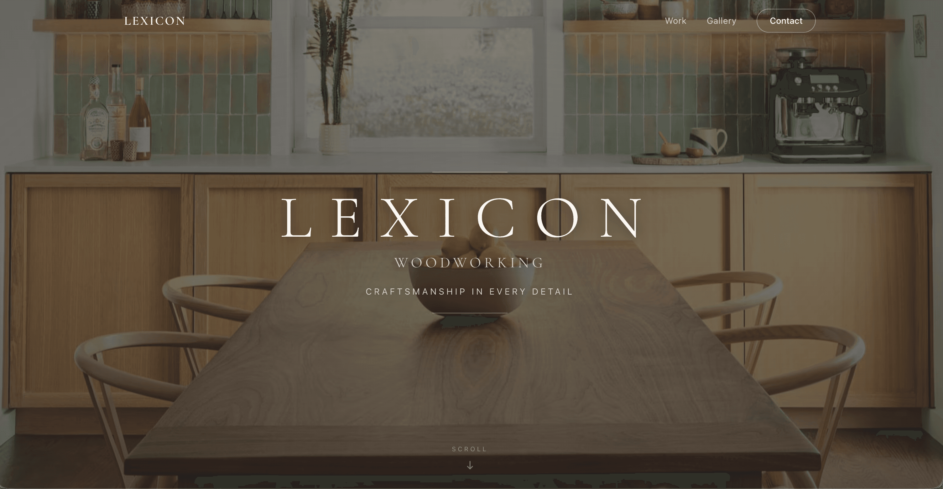 Lexicon Wood Working website screenshot