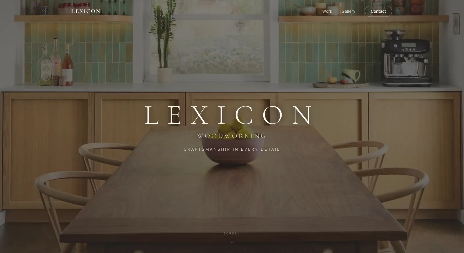 Lexicon Woodworking's home page