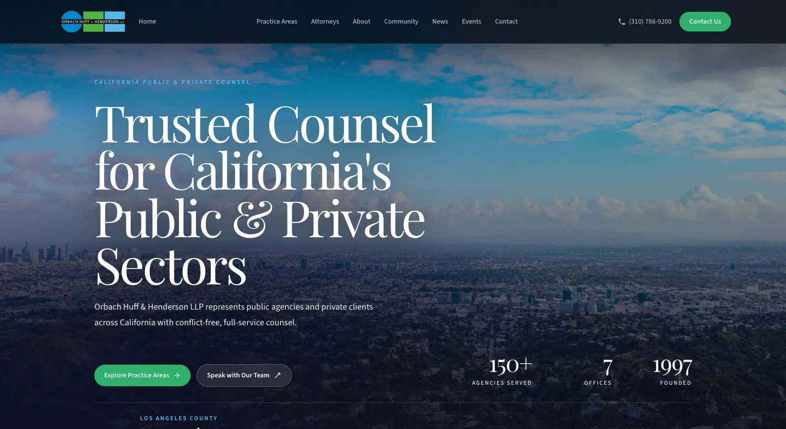 Orbach Huff & Henderson's home page